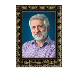 Изготовление в СПб фотографии на стекле на памятник с греческим орнаментом №170 В